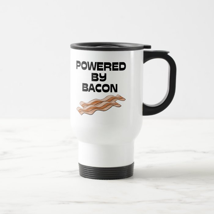 Powered By Bacon Coffee Mugs