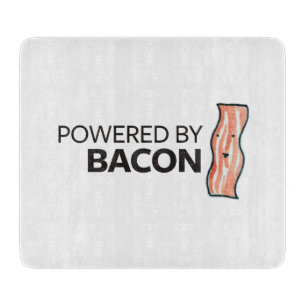 Powered by Bacon Cutting Board