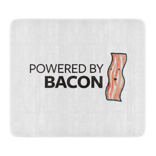 Powered by Bacon Cutting Board