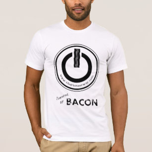 Powered By Bacon "Made in USA" (Men's) T-Shirt
