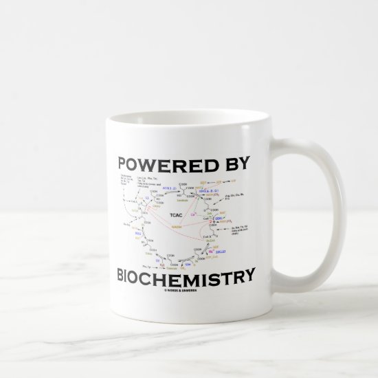 Powered By Biochemistry (Krebs Cycle) Coffee Mug