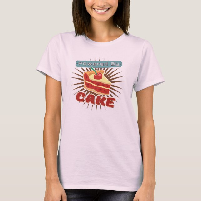 Powered by Cake T-Shirt (Front)