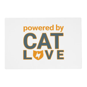 Powered by Cat Love Placemat