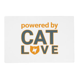 Powered by Cat Love Placemat