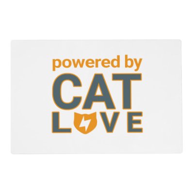 Powered by Cat Love Placemat