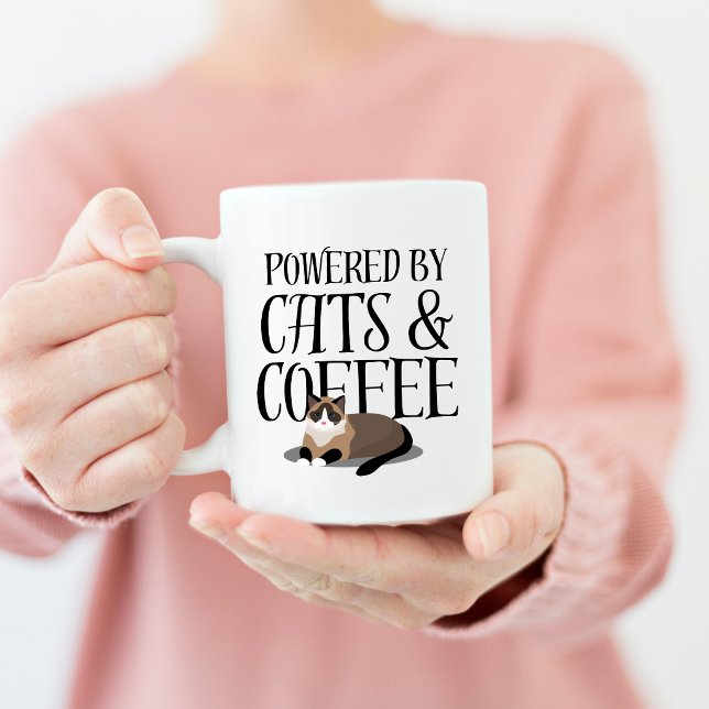 Powered by Cats and Coffee Mug (Creator Uploaded)