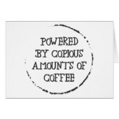 Powered By Coffee (Front Horizontal)