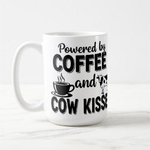 Powered by Coffee and Cow Kisses Mug