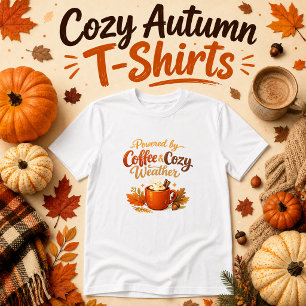 Powered by Coffee & Cozy Weather T-Shirt