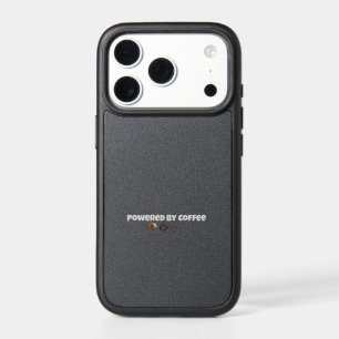 Powered By Coffee Cute Coffee Lover iPhone 17 Pro Case