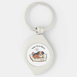 Powered by Coffee & Dog Dreams Keychain