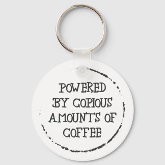Powered By Coffee Keychain