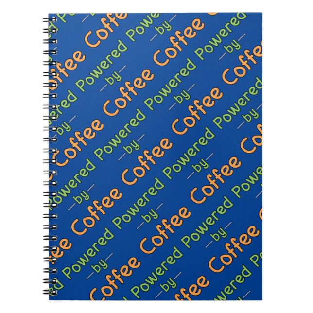 Powered by Coffee notebook (Front)