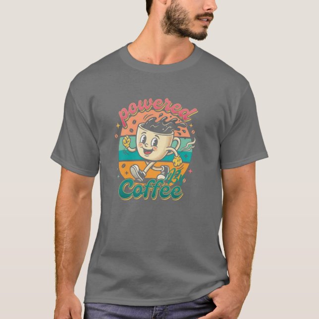 Powered By Coffee T-Shirt (Front)