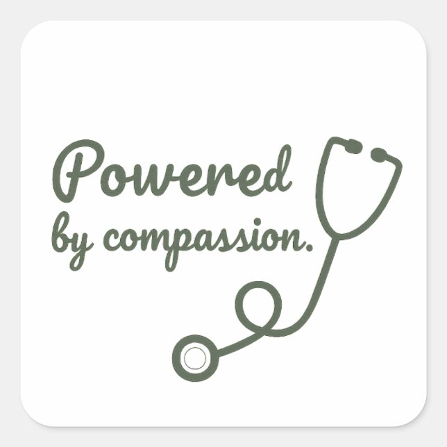 Powered by Compassion Sticker (Front)