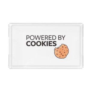 Powered by Cookies Acrylic Tray