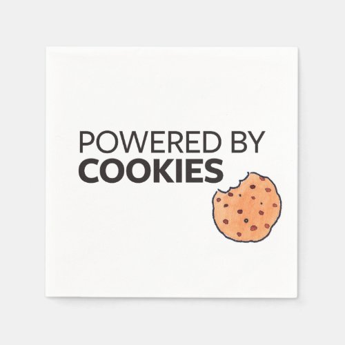 Powered by Cookies Paper Napkins