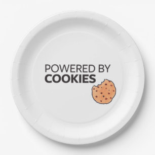 Powered by Cookies Paper Plates