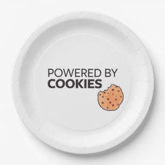 Powered by Cookies Paper Plates