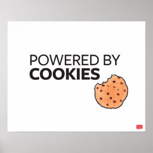 Powered by Cookies Poster