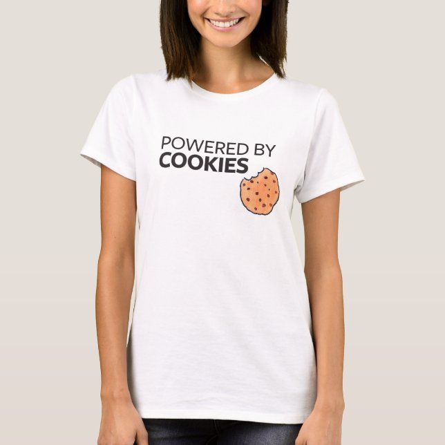 Powered by Cookies T-Shirt (Front)