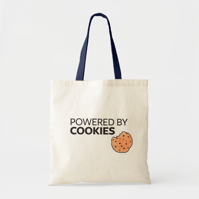 Powered by Cookies Tote Bag (Front)