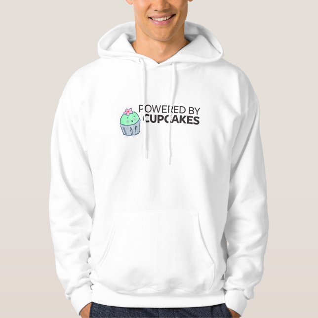 Powered by Cupcakes Hoodie (Front)