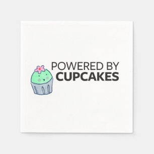 Powered by Cupcakes Paper Napkins