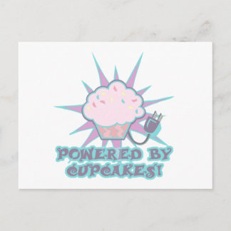 Powered By Cupcakes Postcard