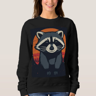 Powered by Cuteness and Raccoon Vibes. T-Shirt Sweatshirt