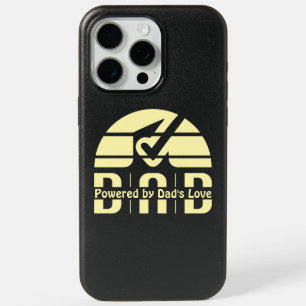 Powered by Dad's Love: Making Memories with Hugs iPhone 15 Pro Max Case