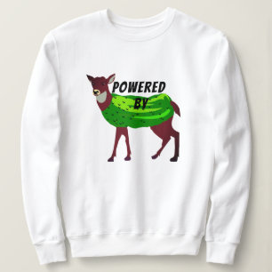 Powered by Dil Doe Hoodie - Adult Humor Sweatshirt
