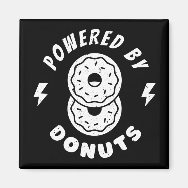 Powered By Donuts Magnet (Front)