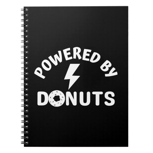 powered by donuts notebook (Front)