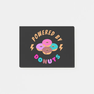 Powered By Donuts Post-it Notes