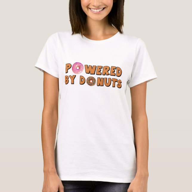 Powered By Donuts T-Shirt (Front)