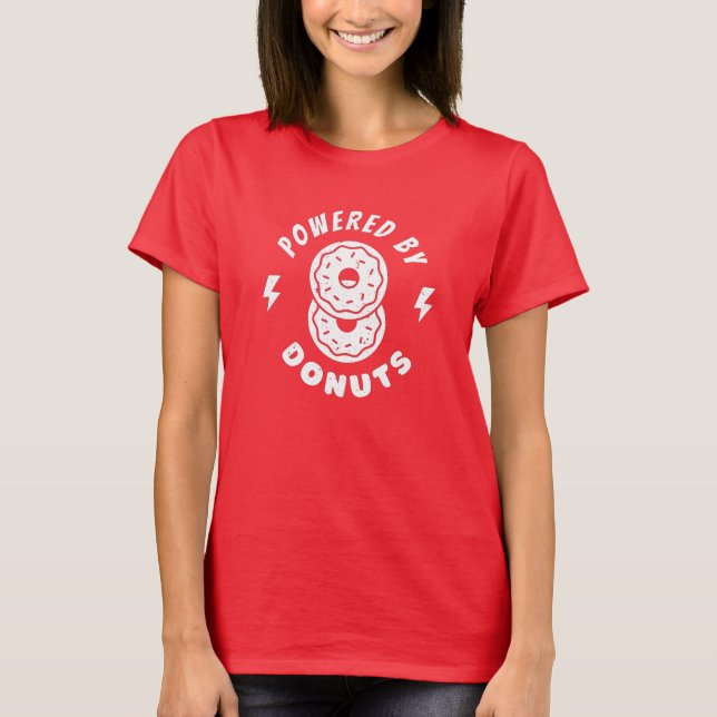 Powered By Donuts T-Shirt (Front)