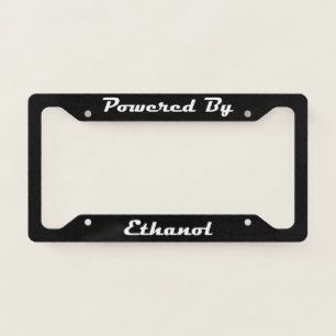 Powered By Ethanol License Plate Frame