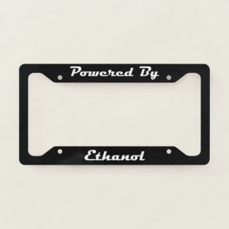 Powered By Ethanol License Plate Frame