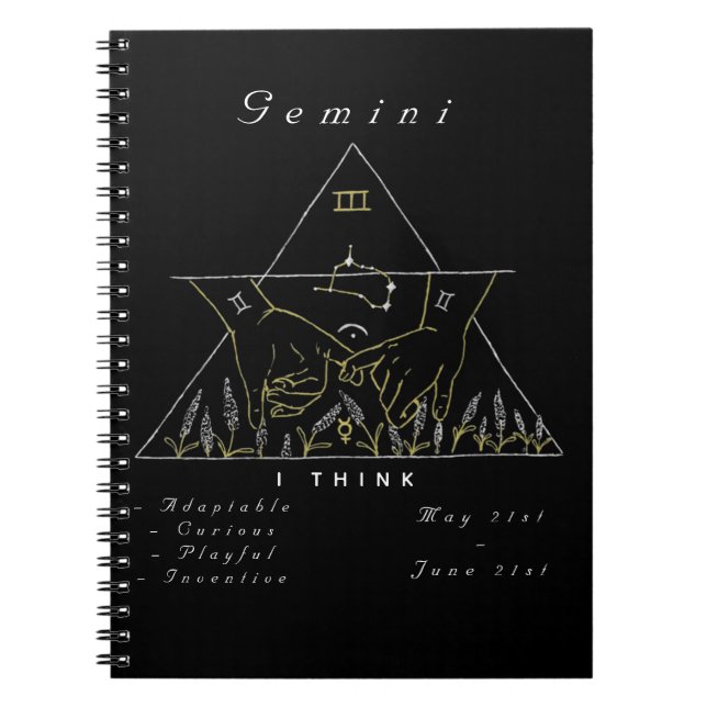 'Powered by Gemini' Notebook (Front)