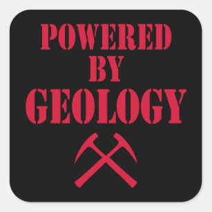 Powered By Geology Sticker