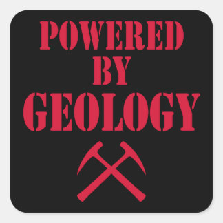 Powered By Geology Sticker