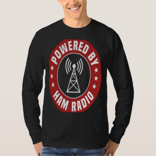 Powered By Ham Radio Costume  Radio Operator  1 T-Shirt