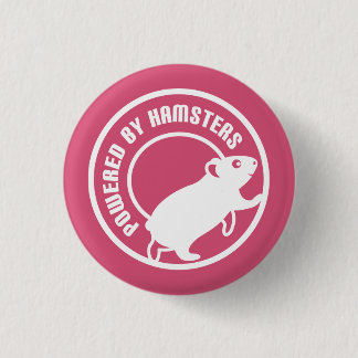 Powered by Hamsters Pinback Button