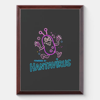 Powered by Hantavirus Award Plaque
