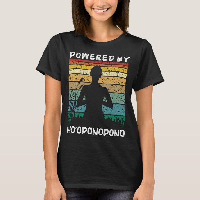 Powered by Ho´oponopono Vintage Sunset  T-Shirt (Front)