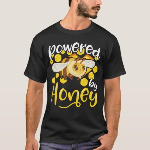 Powered by Honey _ Beekeeper T_Shirt