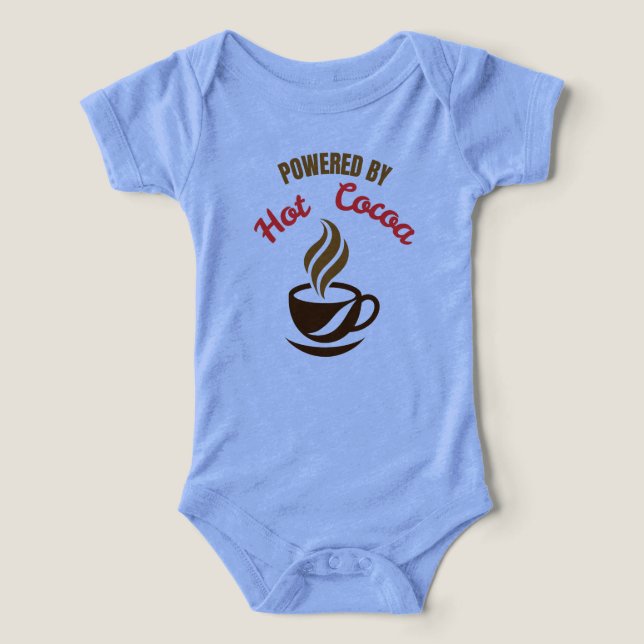 Powered by Hot Cocoa Infant T-shirt (Design Front)