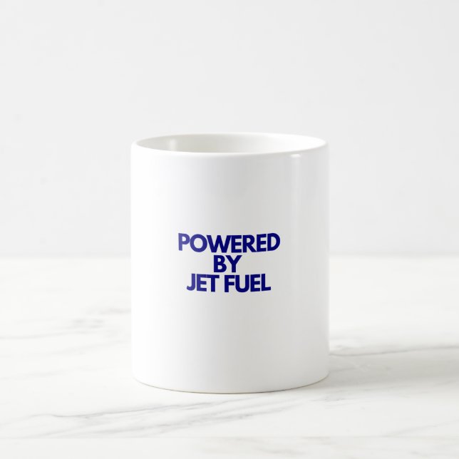 Powered By Jet Fuel Mug (Center)