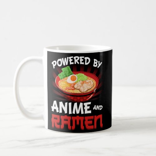 Powered By K_Pop And Ramen Kpop Kawaii Animen Coffee Mug